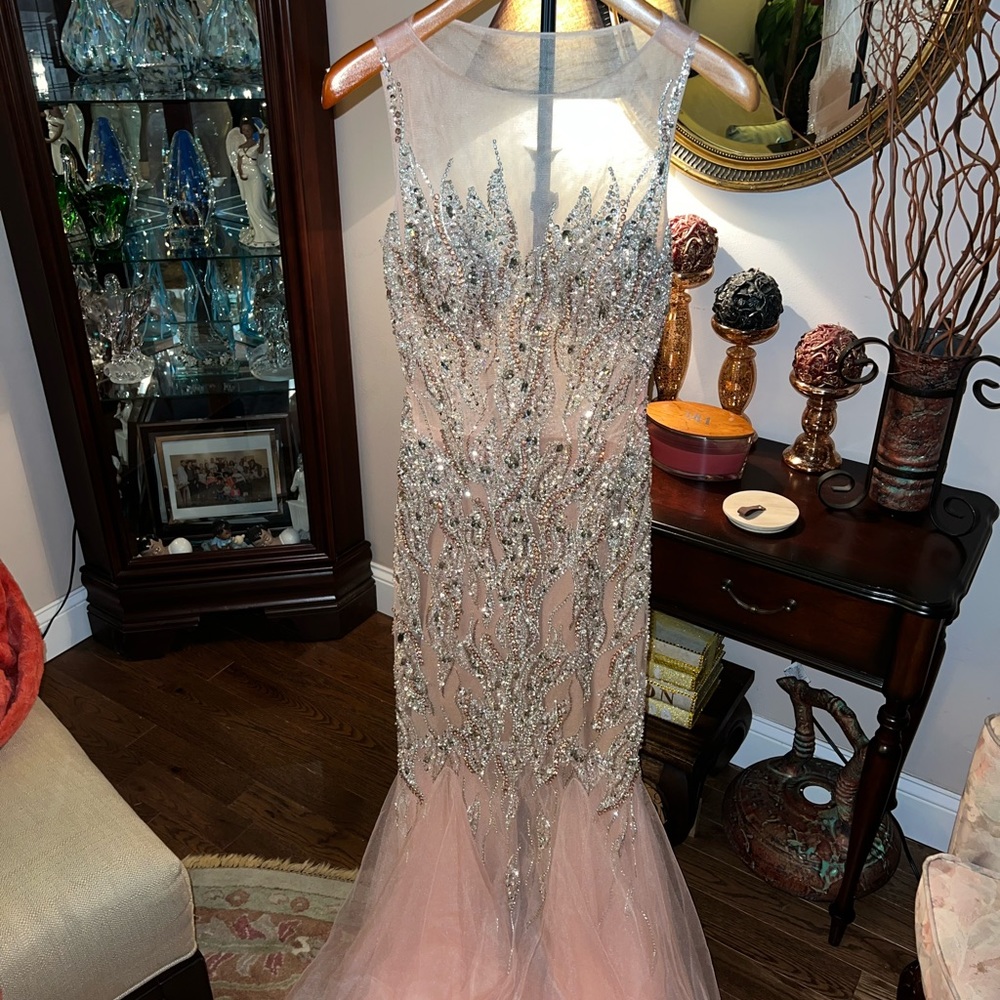 XS Light pink prom dress